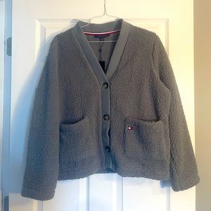 NWT Tommy Hilfiger Sherpa Cardigan